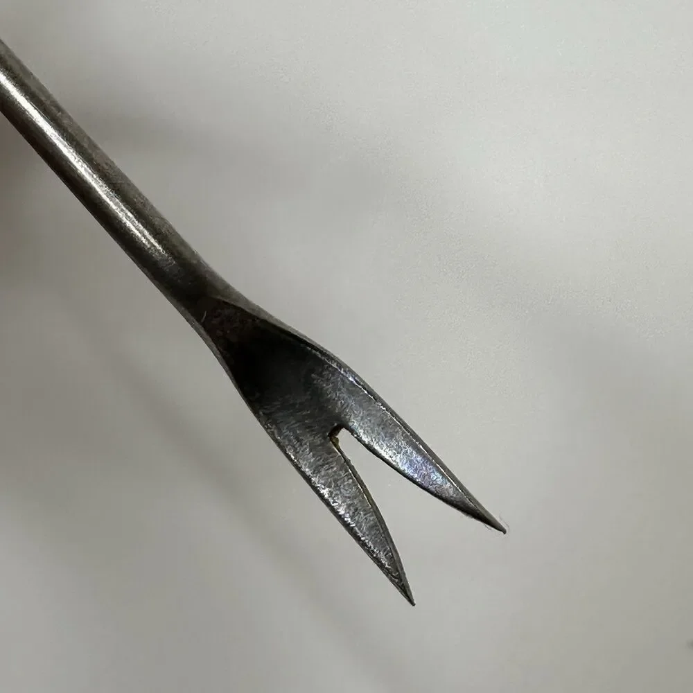 Vtg RobinWood‎ Fondue Forks 7 Mid Century Faces & Cocktail Picks Hor d'oeuvres